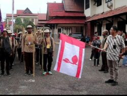 Usai di Kominfo, Temu Lomba Pramuka Lanjut ke SMP Negeri 43, Dilepas Kadis Kominfo Merangin M Arief dan Sekdin Idris