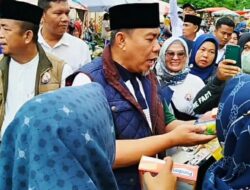 Emak-emak dan Pedagang Pasar Talang Banjar Dukung Cawako-Cawawako Jambi H Abdul Rahman-H Andi Muhammad Guntur