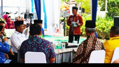 Pj Bupati Ucapkan Selamat kepada Rivaldi · Pada Syukuran Atas Pelantikan Sebagai Anggota DPRD Merangin 2024-2029