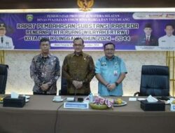 Sekd Kota Lubuk Linggau  Menghadiri Rapat Pembahasan Substansi Raperda RTRW Kota Lubuk Linggau tahun 2024-2044