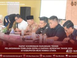 KPUD Muratara Rapat Koordinasi Pilgub dan Pilkada Bupati dan Wakil Bupati