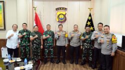 Pererat Kekompakan dan Sinergitas Antara TNI-POLRI, Danrem 042/Gapu Kunjungi Mapolda Jambi 