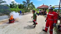 Pertamina Berikan Pelatihan dan Simulasi Emergency Drill Warga Air Mesu sebagai Antisipasi Risiko Kebakaran di Area Operasional