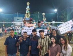 Cawako Jambi H Abdul Rahman Hadir di Final Turnamen Voli Sijenjang