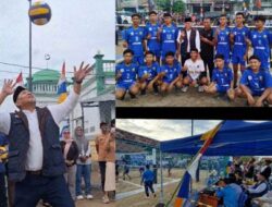 Hadiri Pembukaan Turnamen Volley Nasdem Cup 1 Sijenjang, Emak emak Do’akan H Abdul Rahman Jadi Walikota