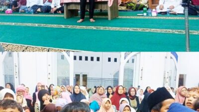 Peringati Isra’ Mikraj, Warga Rawasari Antusias Ikuti Tausiah Ustadz Ucay