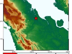 Daratan Labuhan Batu Selatan di Guncang Gempa Bumi Mag:3.3