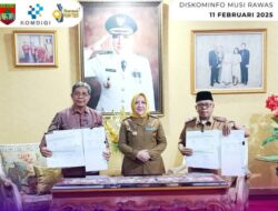 Bupati Musi Rawas Menyerahkan Aset ke Bank Sumsel