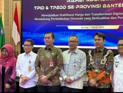 Rakor TPID dan TP2DD Banten 2025 Bahas Inflasi dan Digitalisasi