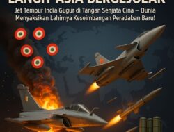 Langit Asia Bergejolak: Jet Tempur India Gugur di Tangan Senjata Cina – Dunia Menyaksikan Lahirnya Keseimbangan Peradaban Baru