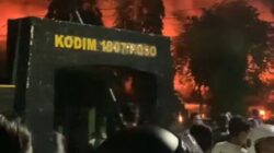 Kebakaran Landa Makodim 1307/Poso, Begini Kondisinya