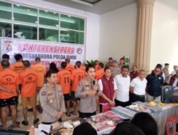 Polda Jambi Amankan 11 Tersangka Pengedar Narkotika