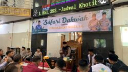 Wakapolda Jambi Sambut Safari Dakwah Ust Zacky Mirza di Masjid Al Ikhlas