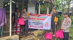 HUT Bhayangkara ke-79, Polres Jember Gelar Bakti Sosial di Seluruh Wilayah
