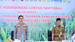 Perkuat Program Ketahanan Pangan, Polda Jambi Gelar Rakor Lintas Sektoral