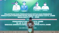 Hadiri Pelantikan PPAD Kota Jambi, Wagub Sani Tekankan Menjaga Keutuhan NKRI