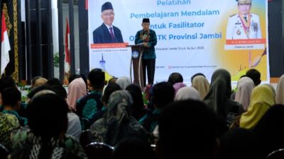 Wagub Sani: Pelatihan Pembelajaran Mendalam, Persiapkan Fasilitator Sebagai Agen Perubahan