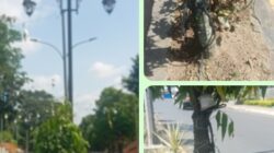 Proyek LPJU dan Lampu Hias Pemkot Lubuklibggau di Conekting Tanpa SLO