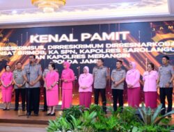 Polda Jambi Gelar Acara Kenal Pamit PJU dan Kapolres Jajaran