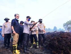 Kapolda Jambi Irjen Pol. Krisno H. Siregar Tinjau Titik Api di Desa Gambut Jaya
