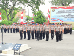Mantap, 225 Personel Polri dan 1 PNS Polda Jambi Raih Kenaikan Pangkat