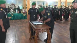 Pimpin Langsung Sertijab Kasrem 042/Gapu, Brigjen TNI Heri Purwanto: Ini Dinamika Organisasi dan Pembinaan Karier
