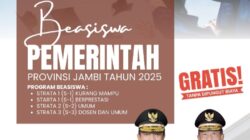 Pemprov Kembali Luncurkan Beasiswa Pro-Jambi Cerdas senilai 7,7 Milyar Rupiah, Jangkau Mahasiswa Tidak Mampu dan Berprestasi