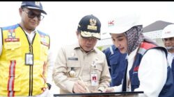 Gubernur Al Haris Tinjau Progres Jalan Tol Pijoan – Sebapo – Bayung Lencir