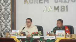 Danrem 042/Gapu Ikuti Rapat Dengar Pendapat Tim Reses Komisi I DPR RI Bahas Strategi Pertahanan dan Pembangunan di Provinsi Jambi
